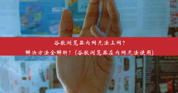 谷歌浏览器内网无法上网？解决方法全解析！(谷歌浏览器在内网无法使用)